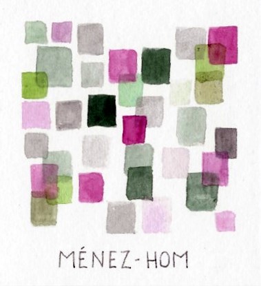 aquarelle abstraite, bretagne